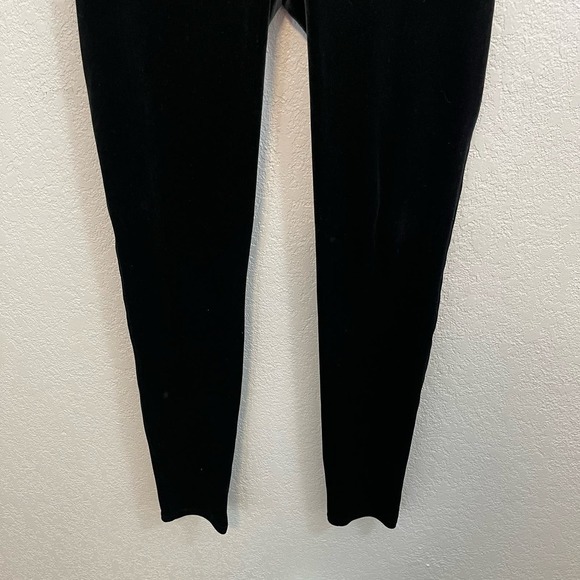 Spanx Velvet High Rise Slim Stretch Pull-On Shaping Leggings Black Large - Picture 12 of 14